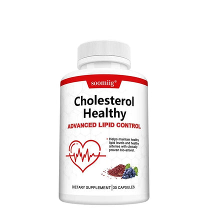 Cholesterol Health Supplement – Plant Phytosterols, Red Yeast Rice & CoQ10 for Heart & Lipid Wellness