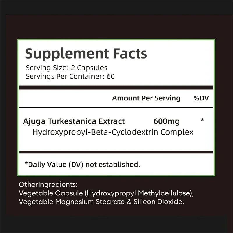 Garmtar Ajuga Turkestanica Turkesterone 10% Complex - Garmtar Pure Supplements