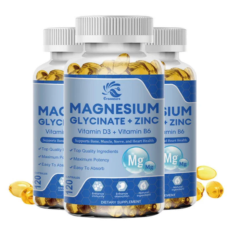 Garmtar Magnesium Glycinate & Zinc 500mg Mineral Complex - Garmtar Pure Supplements