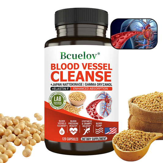 CardioFlow Standardized Nattokinase 2,000 FU – Fermented Natto Enzyme for Healthy Blood Circulation, Fibrin Breakdown & Cardiovascular Health