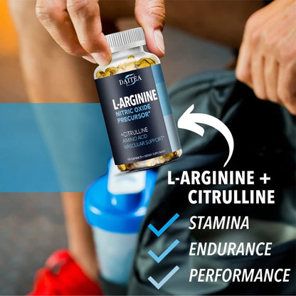 L-Arginine Athletic Fuel Complex – Workout Energy, Muscular Strength & Endurance Support (Non-GMO)
