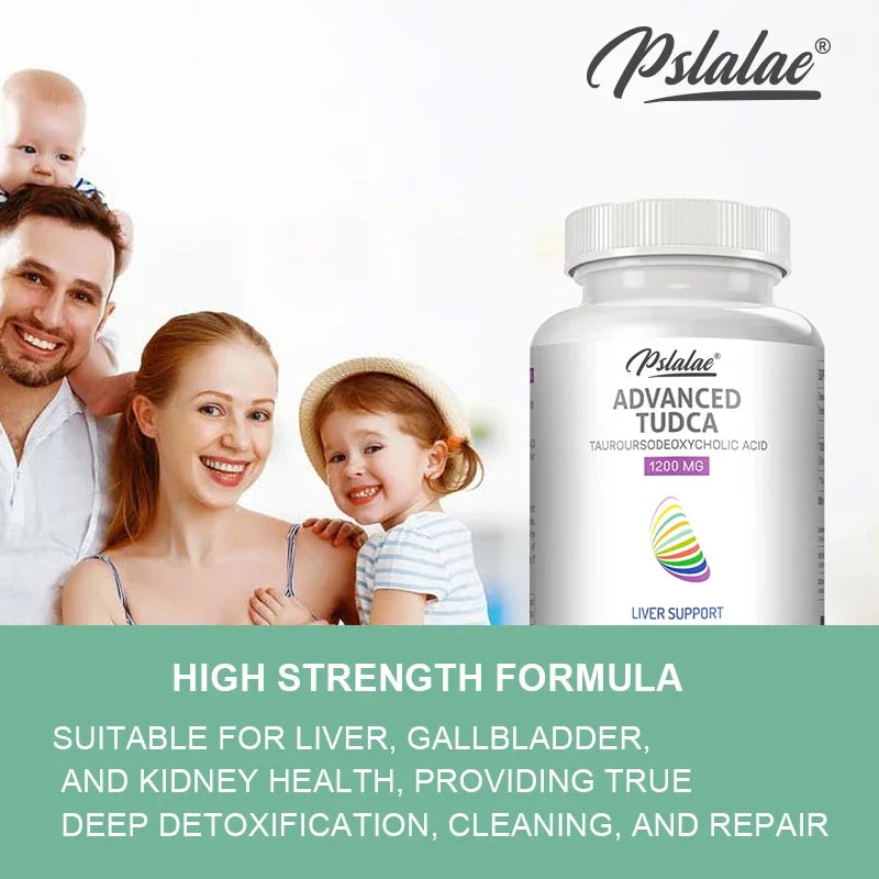 TUDCA Liver Supplement - Protect Liver, Anti-oxidation, Detoxify, Lower Blood Sugar, Relieve Anxiety, Promote Metabolism