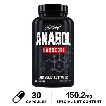Anabol Hardcore Supplement - Helps Build Lean, Firm, High-quality Muscle,Promoting Muscle Growth,Recovery & Strength Enhancement