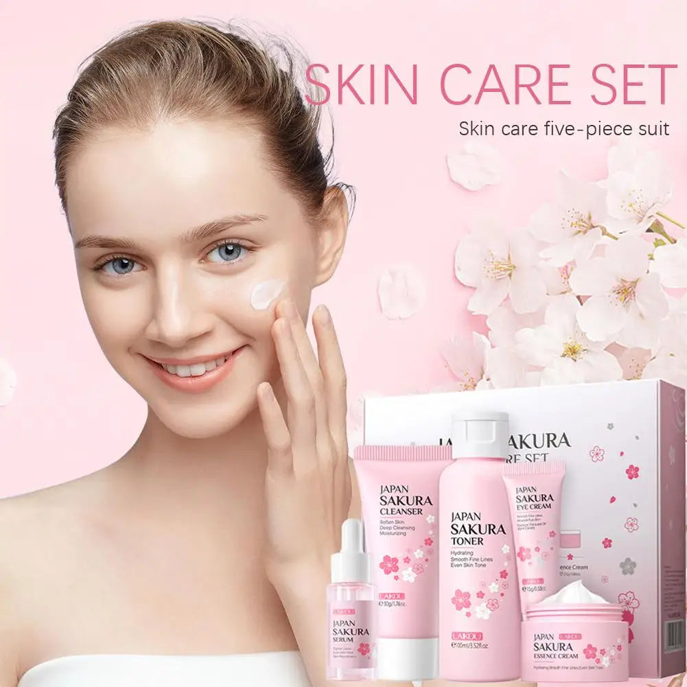 5 3pcs Set Sakura Skin Care Sets Face | Premium Care