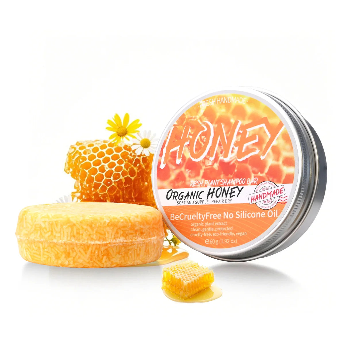 Natural Honey Shampoo Plant Essence Extract Refreshing Shampoo | Premium Care