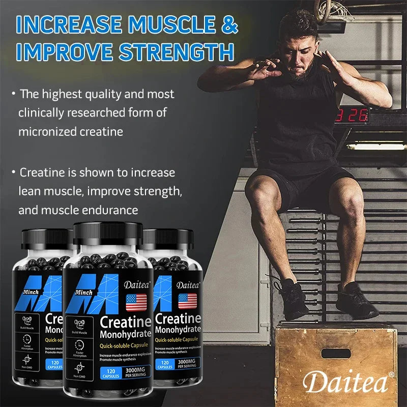 Garmtar Creatine Monohydrate 3000mg Power Capsules - Garmtar Pure Supplements