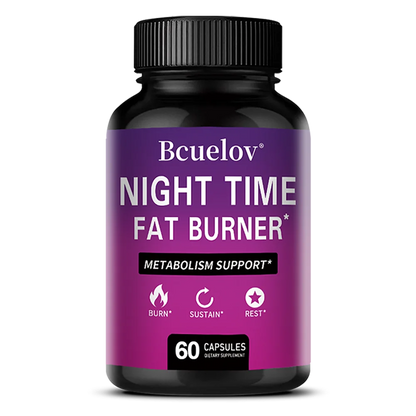 NightBurn PM Thermogenic Fat Burner & Sleep Complex – Non-Stimulant Metabolism Booster, Cortisol Balance & Overnight Weight Management