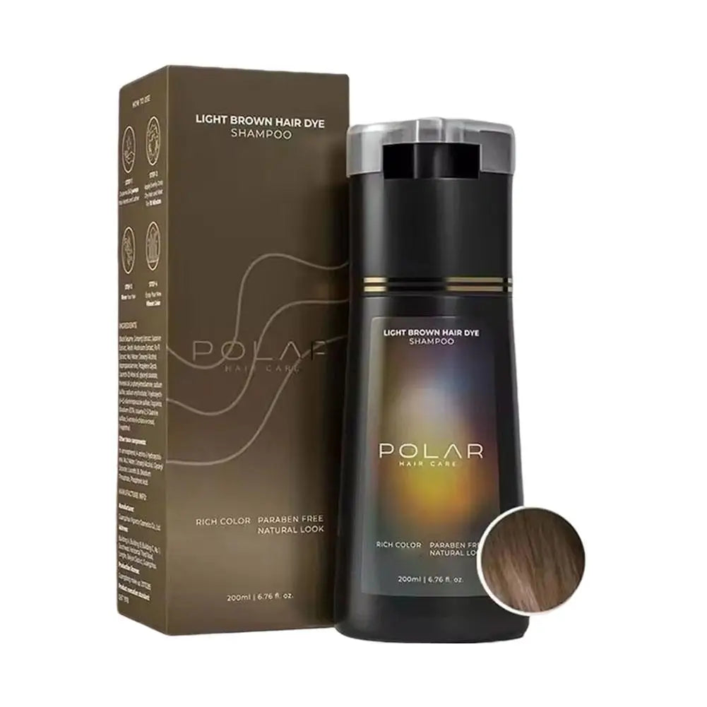 Hair Dye Shampoo 200ml 3 In 1 Natural | Premium Care