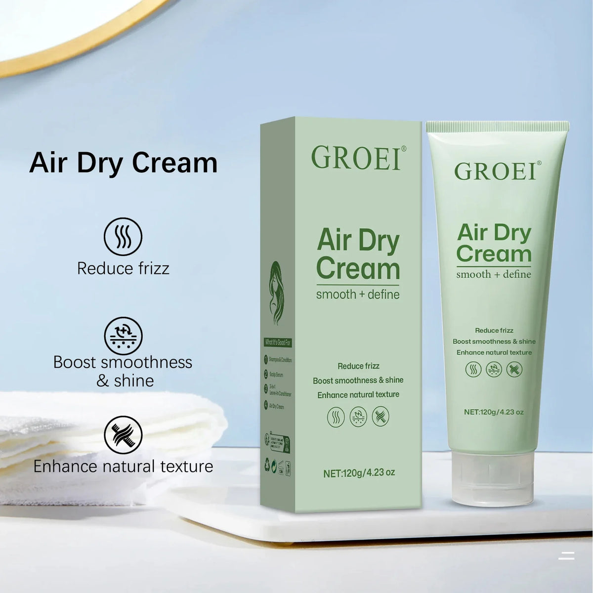 Hair Styling Cream With Nourishing Formula Add Shine | Premium Care
