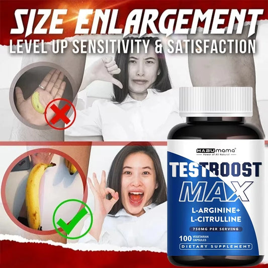 Pure L-Arginine Male Drive & Muscle Matrix – Stamina, Vitality & Lean Muscle Builder (100% Non-GMO)