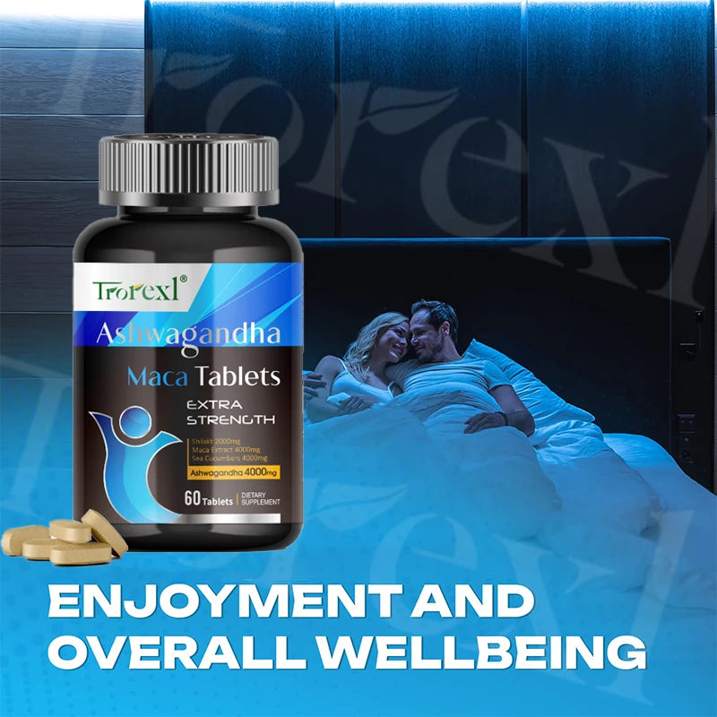 Ashwagandha Maca Root Male Enhancing Supplement Max Strength | Premium Care