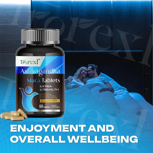 Ashwagandha Maca Root Male Enhancing Supplement Max Strength | Premium Care