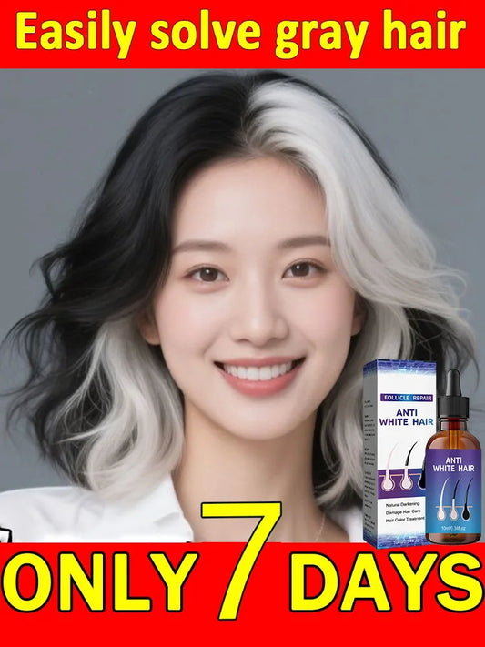 24 New White To Black Gray White Hair | Premium Care