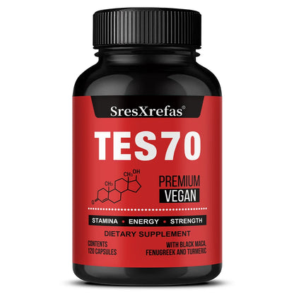 Organic Fenugreek Extract Capsules with Black Maca & Turmeric – Natural Energy, Endurance & Vitality