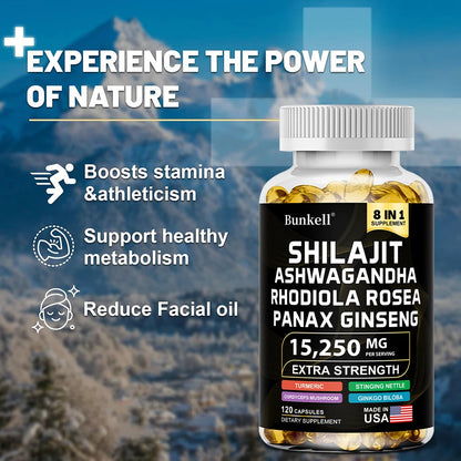 Garmtar Himalayan Shilajit 8-in-1 Vitality Complex - Garmtar Pure Supplements