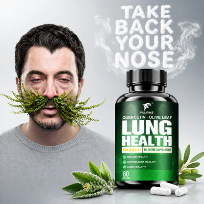 Herbal Lung Cleanse & Respiratory Support Complex – Clear Airways, Bronchial Comfort & Deep Breathing