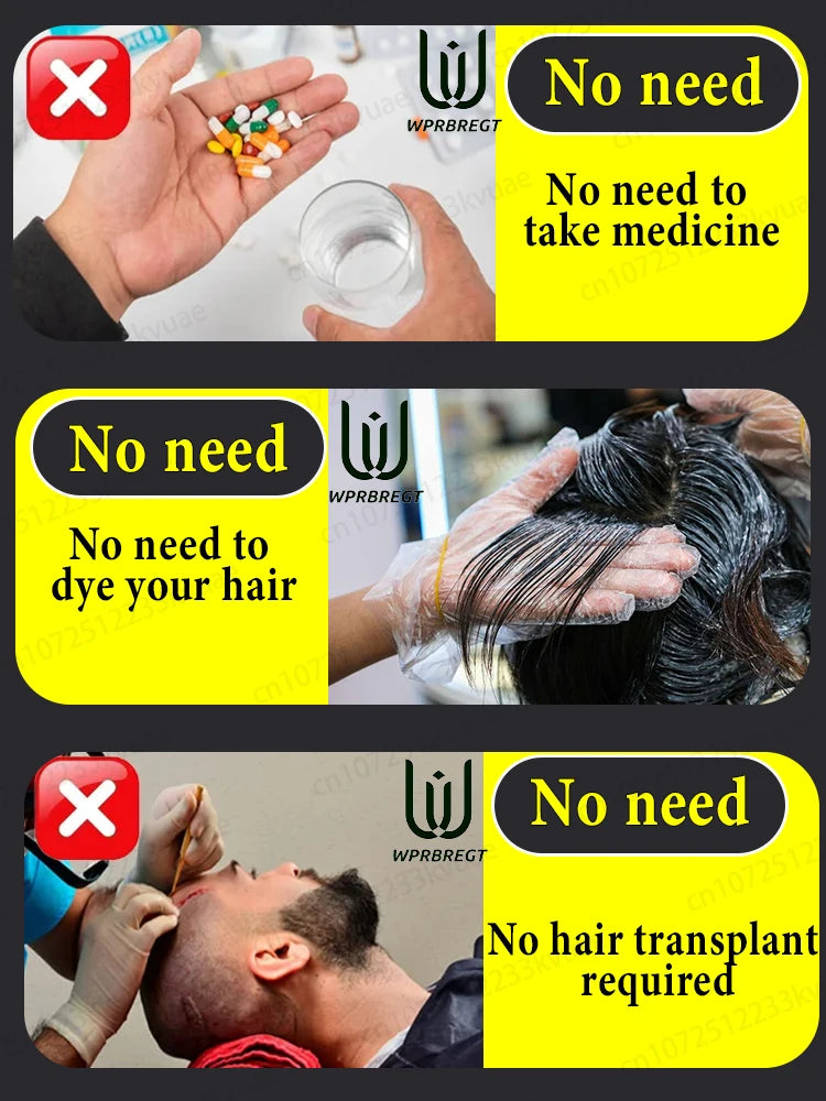 White Hair Turns Black Instantly Regaining Youthful Confidence | Premium Care