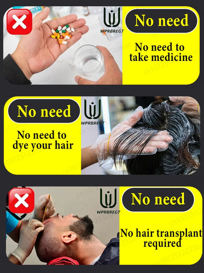 White Hair Turns Black Instantly Regaining Youthful Confidence | Premium Care