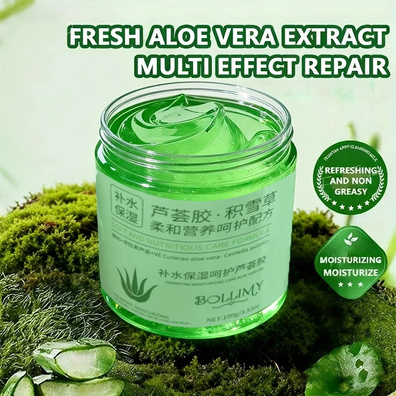 Aloe Vera Centella Asiatica Gel Facial Care Refreshing | Premium Care
