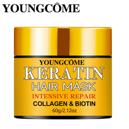 Biotin Collagen Keratin Hair Mask – Deep Repair Treatment
