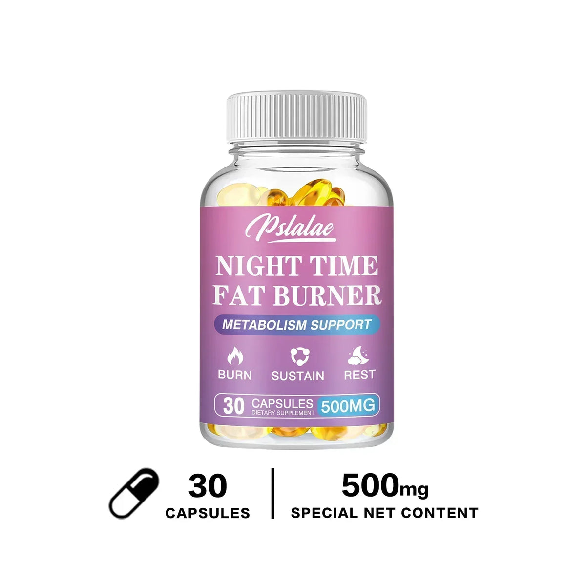Nighttime Fat Burner Supplement - for Weight Loss, Boost Metabolism, Suppress Appetite Diet,Healthy Weight Management