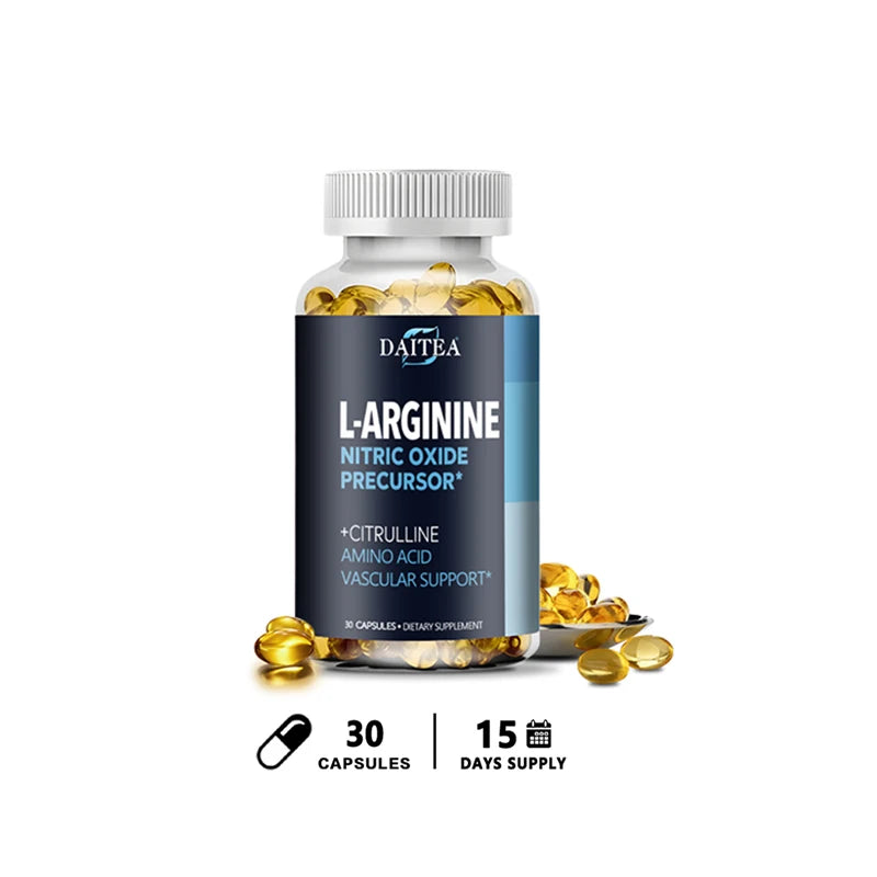 L-Arginine Athletic Fuel Complex – Workout Energy, Muscular Strength & Endurance Support (Non-GMO)