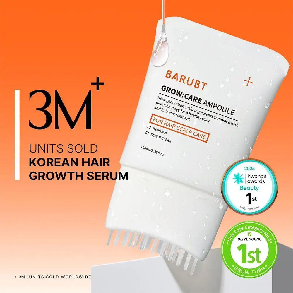 Hair Growth Serum With Built In Brush Scalp | Premium Care