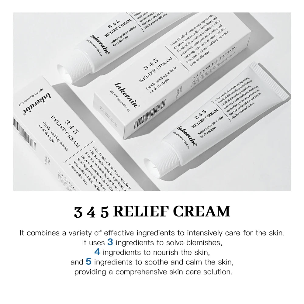 345 Soothing Cream Daily Face Moisturizer Spot Treatment | Premium Care