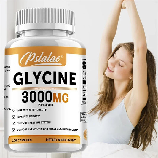 Glycine Supplement - Improve Sleep Quality and Suppress Appetite, Promote Deep Sleep