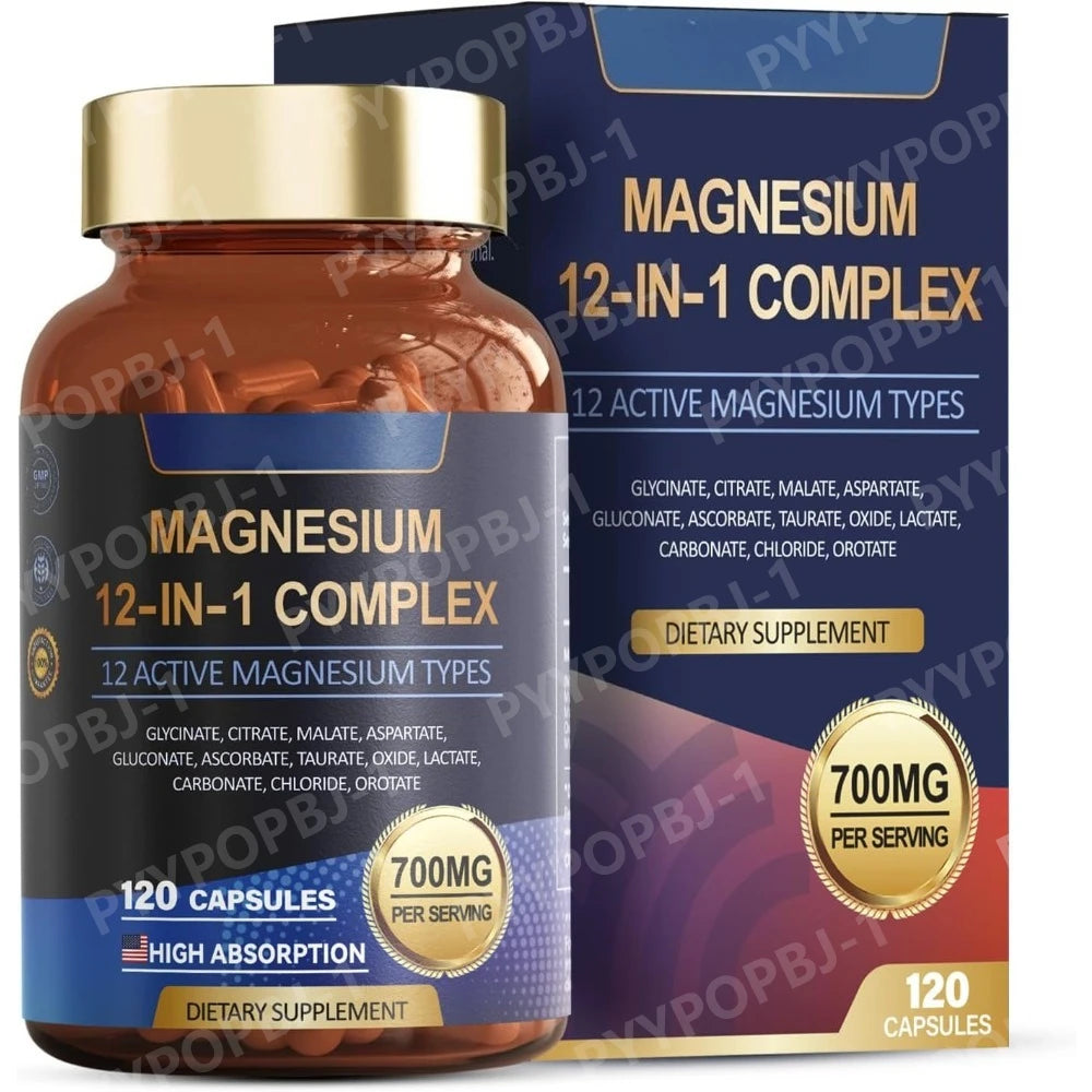 Garmtar 12-in-1 Magnesium Complex 700mg Max Bioavailability - Garmtar Pure Supplements