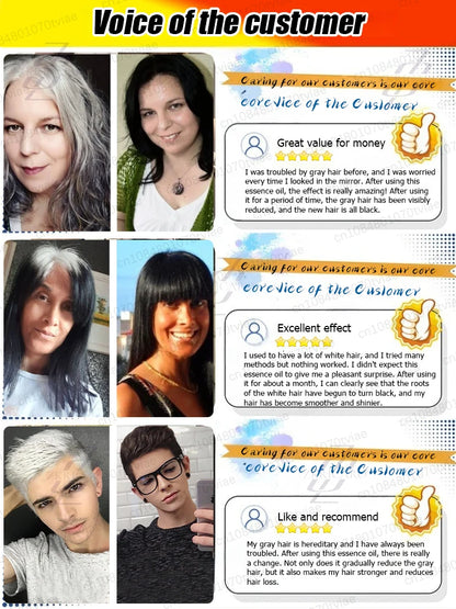 Old White Hair Gray Hair Restore Youthful Hair | Premium Care