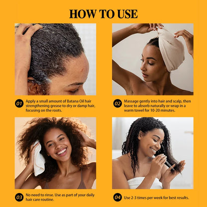 Batana Hair Oil Anti Hair Loss Hair Strengthener | Premium Care