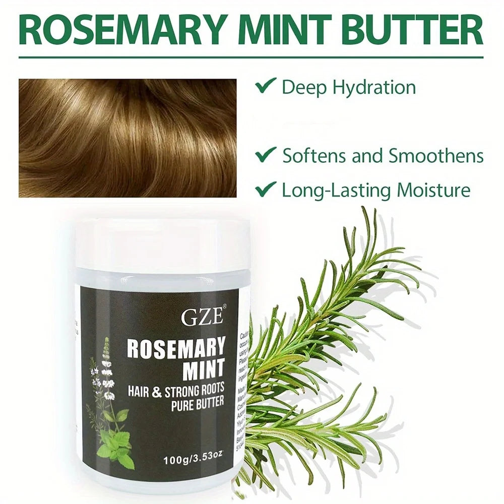 Gze Rosemary Mint Hair Strong Roots Butter Natural | Premium Care