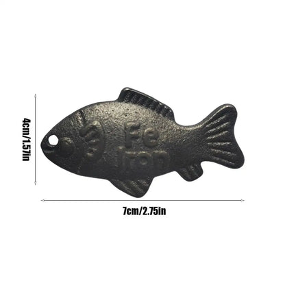 Garmtar Reusable Natural Cast Iron Cooking Fish (2-Pack) - Garmtar Pure Supplements