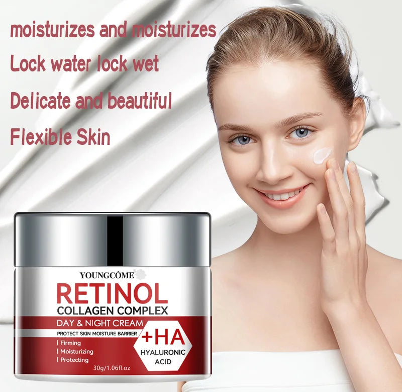 Retinol Collagen Facial Care Moisturizing Cream Deep Hydration | Premium Care