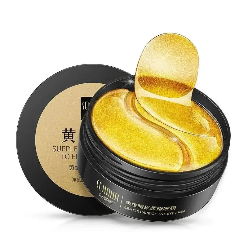 60pcs Golden Moisturizing Eye Mask Relieve Eye Fatigue | Premium Care