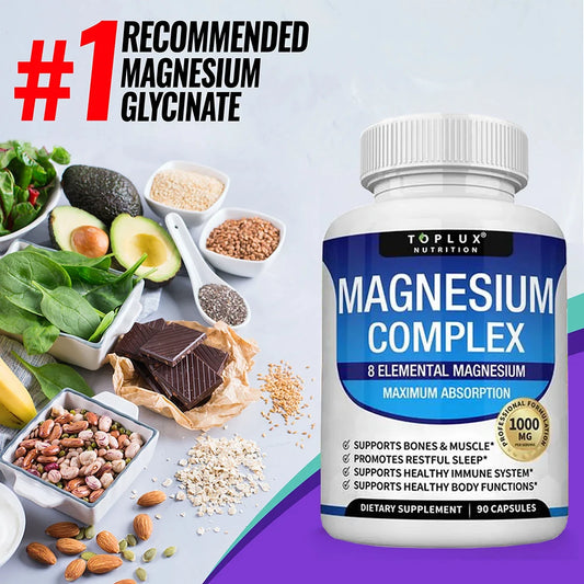 Garmtar Magnesium Complex 1000mg (8-in-1 Elemental Blend) - Garmtar Pure Supplements