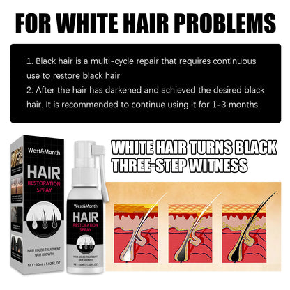 Gray White Hair Treatment Serum Cover White Hair | Premium Care
