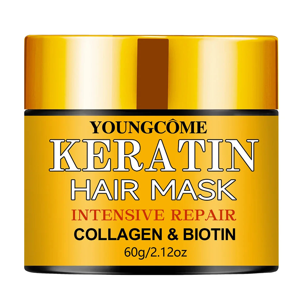 Biotin Collagen Keratin Hair Mask – Deep Repair Treatment
