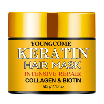 Biotin Collagen Keratin Hair Mask – Deep Repair Treatment