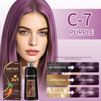 Meidu 3in1 Hair Dye Shampoo Easy To Use | Premium Care