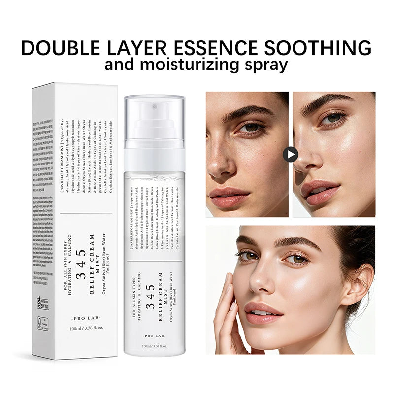 345 Relief & Lifting 3-Piece Skincare System – Multi-Action Serum, Eye Cream & Barrier Face Cream Set