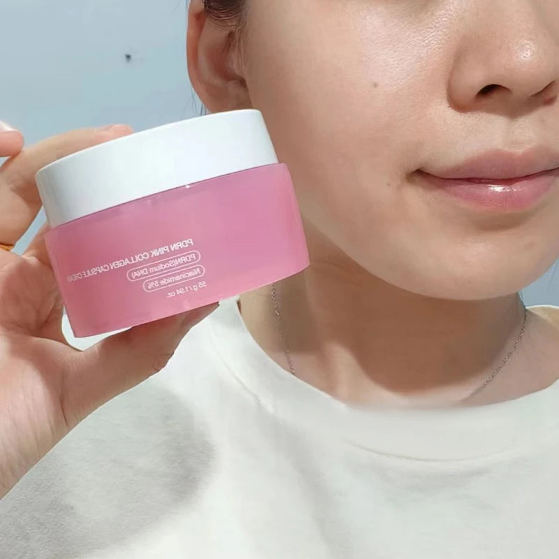 Korean Pdrn Pink Collagen Capsule Cream With Niacinamide | Premium Care