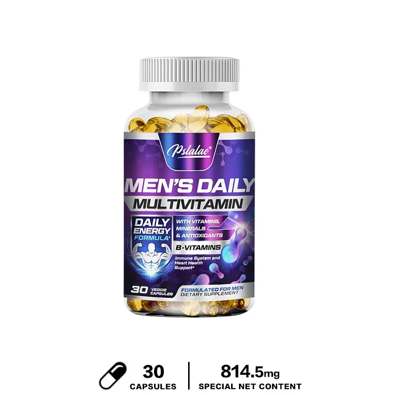 AlphaMulti Elite Men's Daily Multivitamin & Botanical Complex – High-Potency Micronutrients, Energy, Prostate & Immune Defense