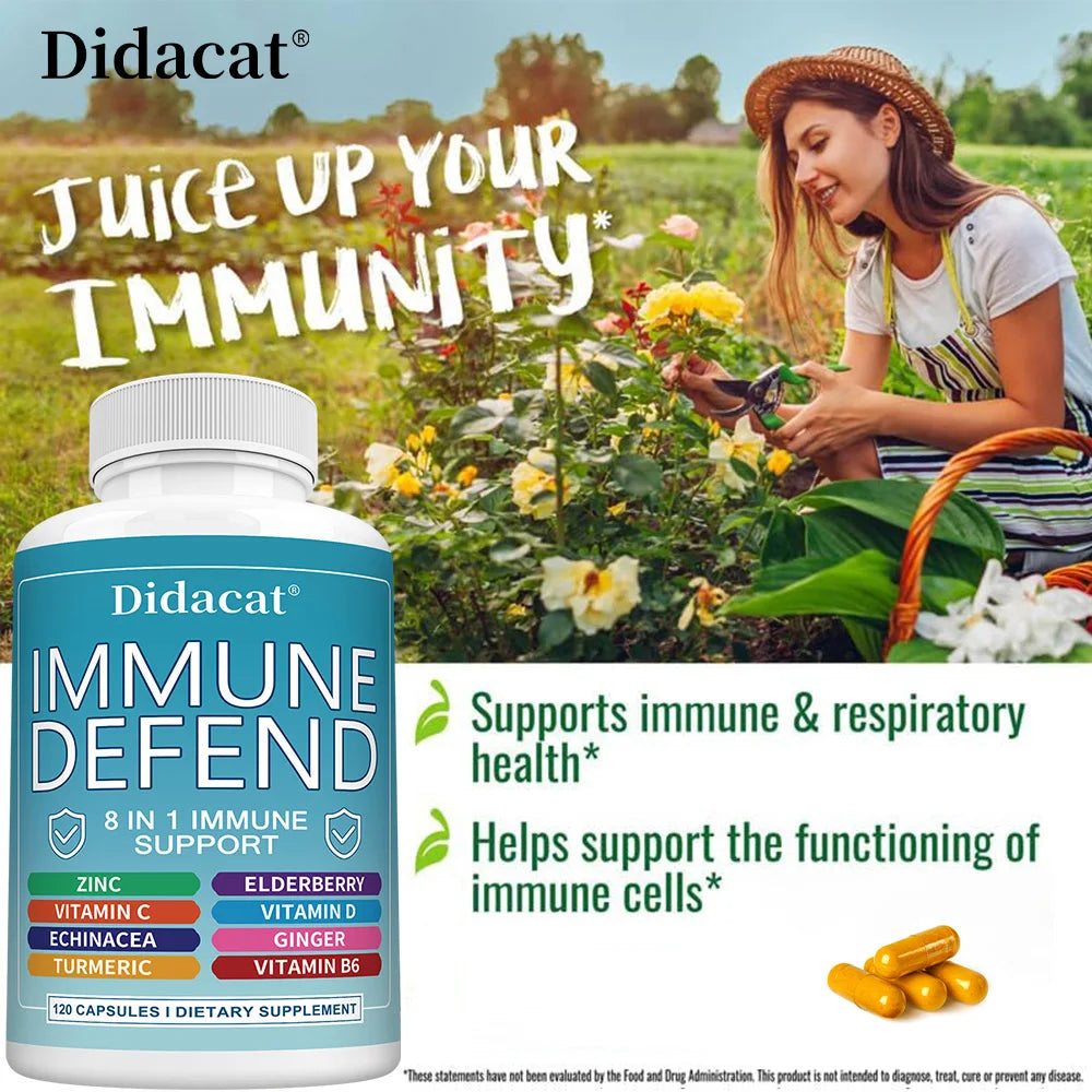 Garmtar 8-in-1 Immune Defense Support Complex - Garmtar Pure Supplements