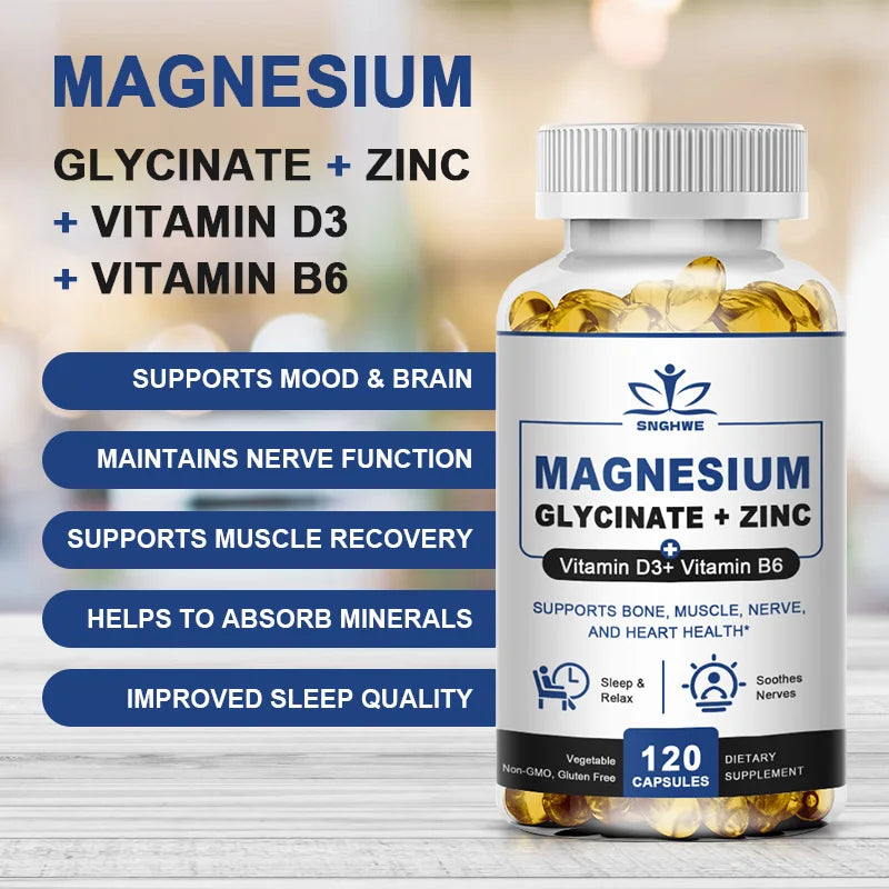 Garmtar Magnesium & Zinc Rest & Muscle Recovery Capsules - Garmtar Pure Supplements