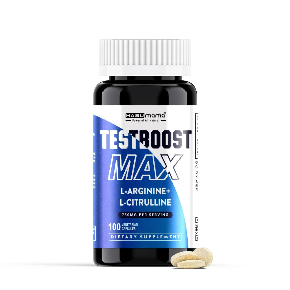 L-Arginine Male Vitality Renewal Complex (100 Count) – Extended Stamina, Intimate Endurance & Blood Flow