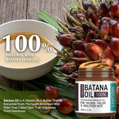 100 Batana Oil From Honduras Get Fuller Thicker | Premium Care