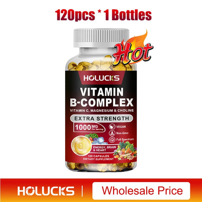 Garmtar Super Vitamin B-Complex (B1, B2, B3, B5, B6, Biotin, B12) - Garmtar Pure Supplements