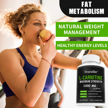 Garmtar L-Carnitine 1000mg Metabolic & Energy Matrix - Garmtar Pure Supplements